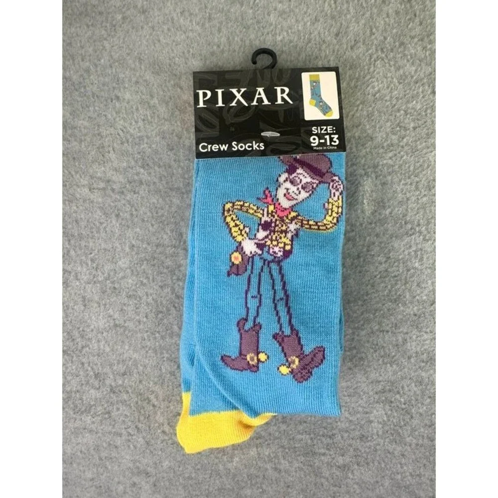 Pixar Toy Story Woody Socks Adult Size 9-12 New